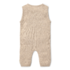 Little Dutch – Stickad overall – Soft Beige Melee