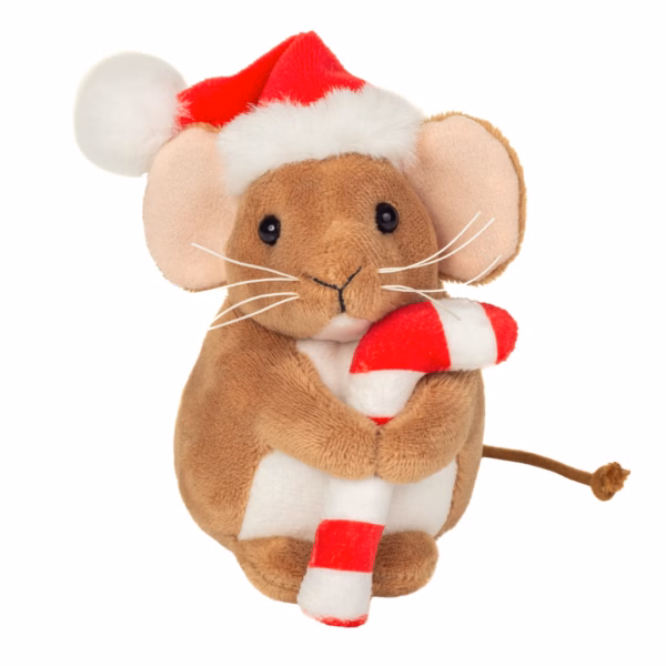 Teddy Hermann – Julmus med Bismarck-käpp, 11 cm