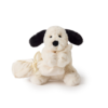 Teddy Hermann – snuttefilt – Hund, svart-vit