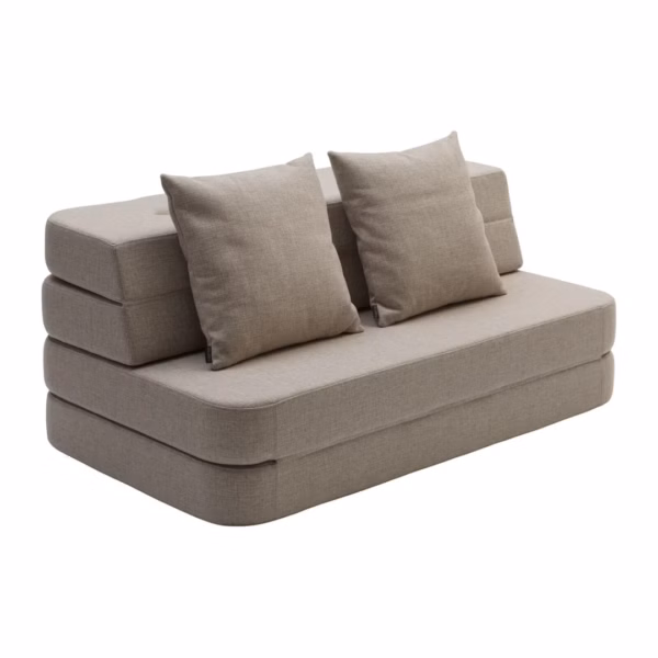 by KlipKlap 3 Fold Sofa 120 cm Beige