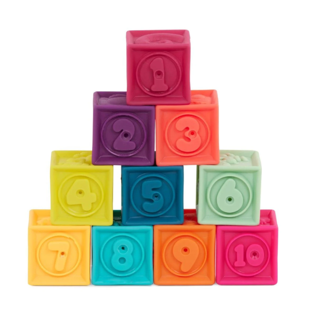 B. Toys One Two Squeeze-klossar – mint