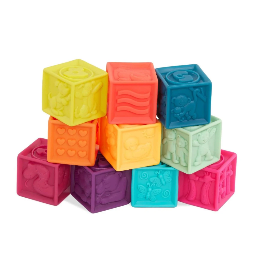 B. Toys One Two Squeeze-klossar – mint