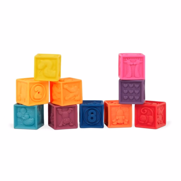 B. Toys One Two Squeeze klodser - orange