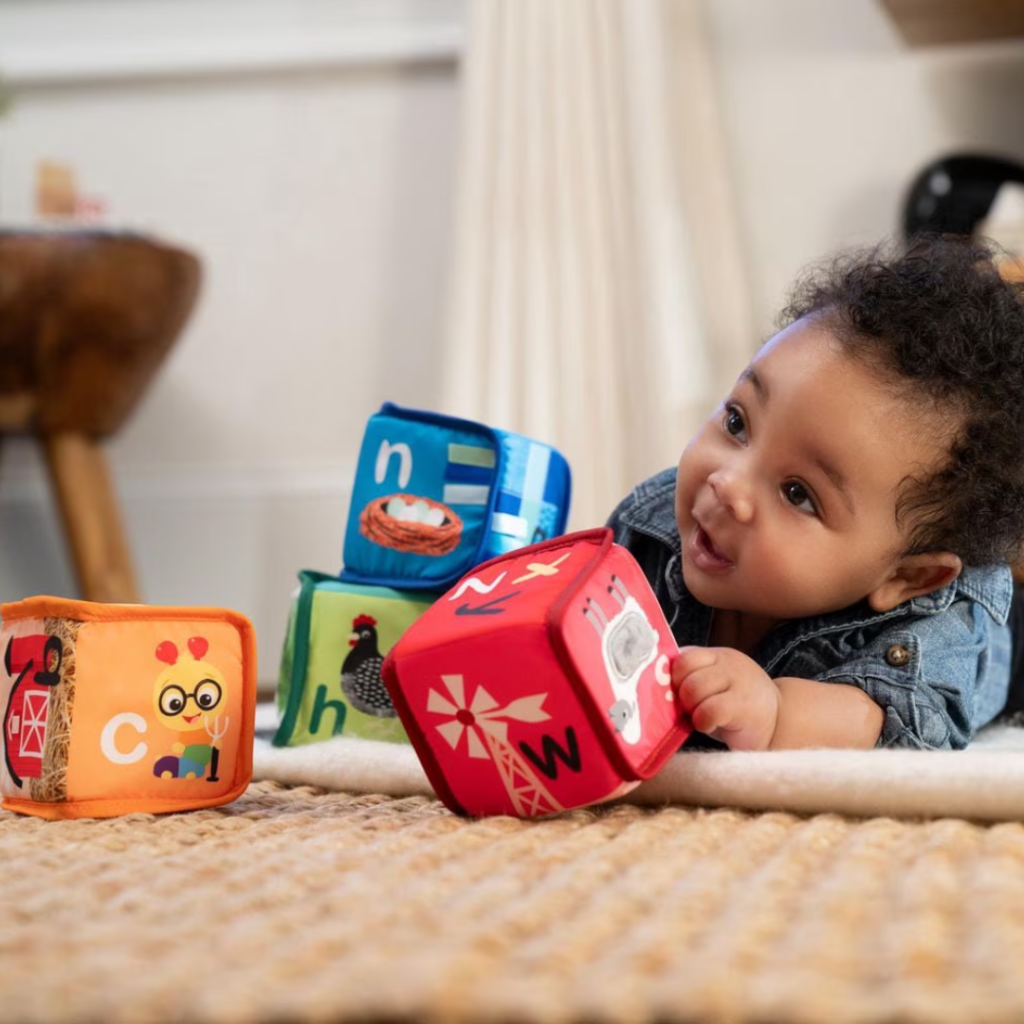 Baby Einstein – Alpha Stacks Soft Blocks – Bondegård