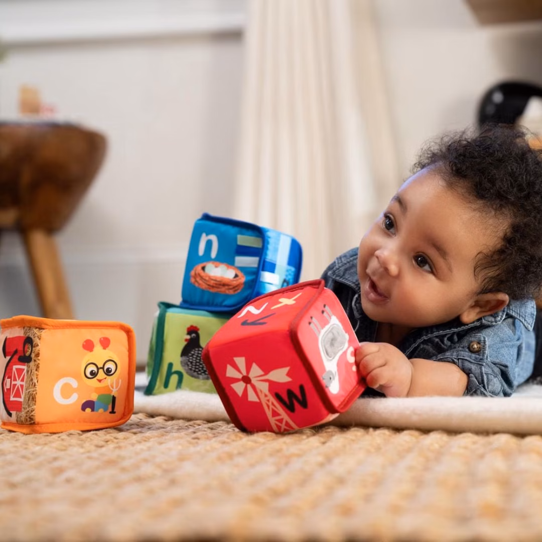 Baby Einstein - Alpha Stacks Soft Blocks Klodser - Bondegård