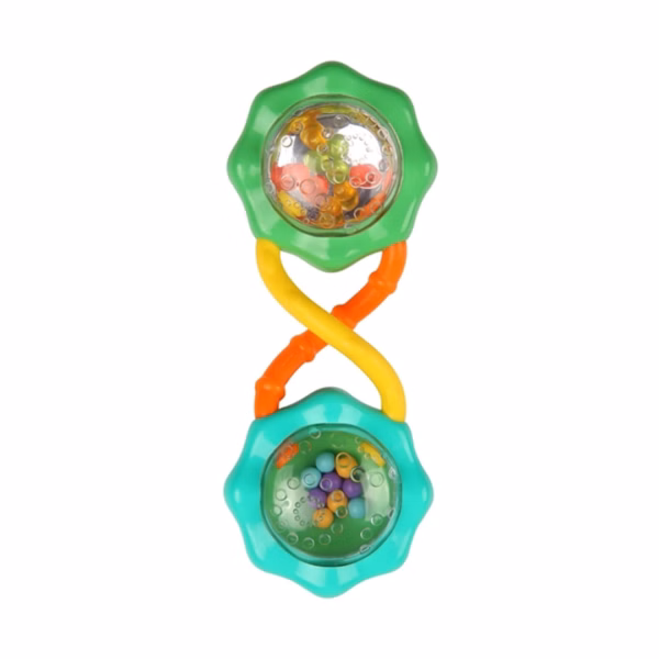 Bright Starts Rangle – Rattle and Shake Barbell – Grön