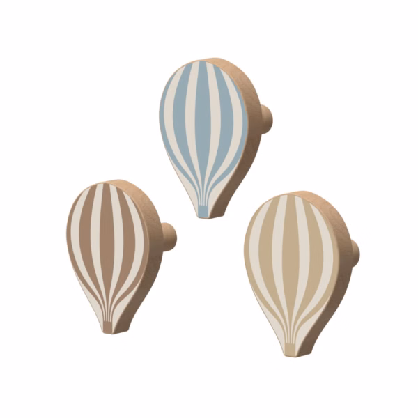 Cam Cam Copenhagen Luftballon-klädhängare, 3-pack