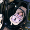 Joolz x Maxi-Cosi Pebble Slide Pro bilbarnstol, sandfärgad taupe