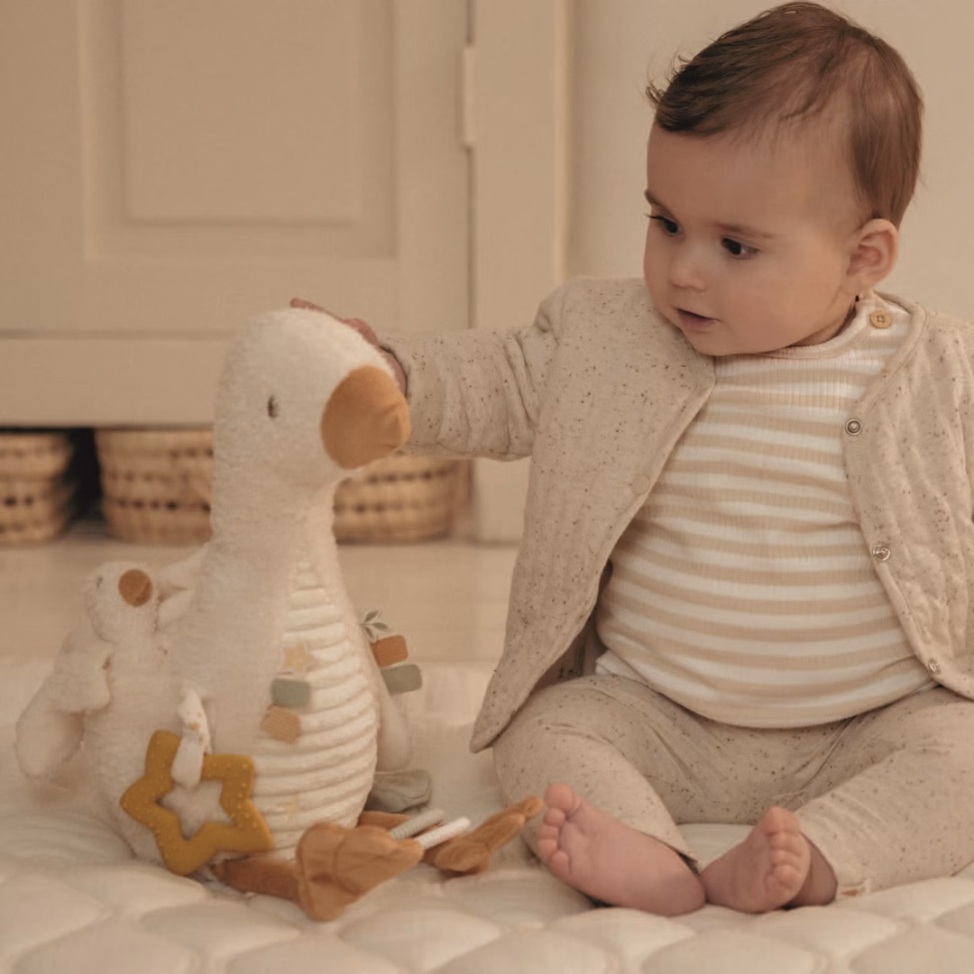 Little Dutch - Aktivitetsbamse Goose - Newborn gås