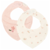 Little Dutch Bandana-haklapp, 2-pack – Fairy Blossom