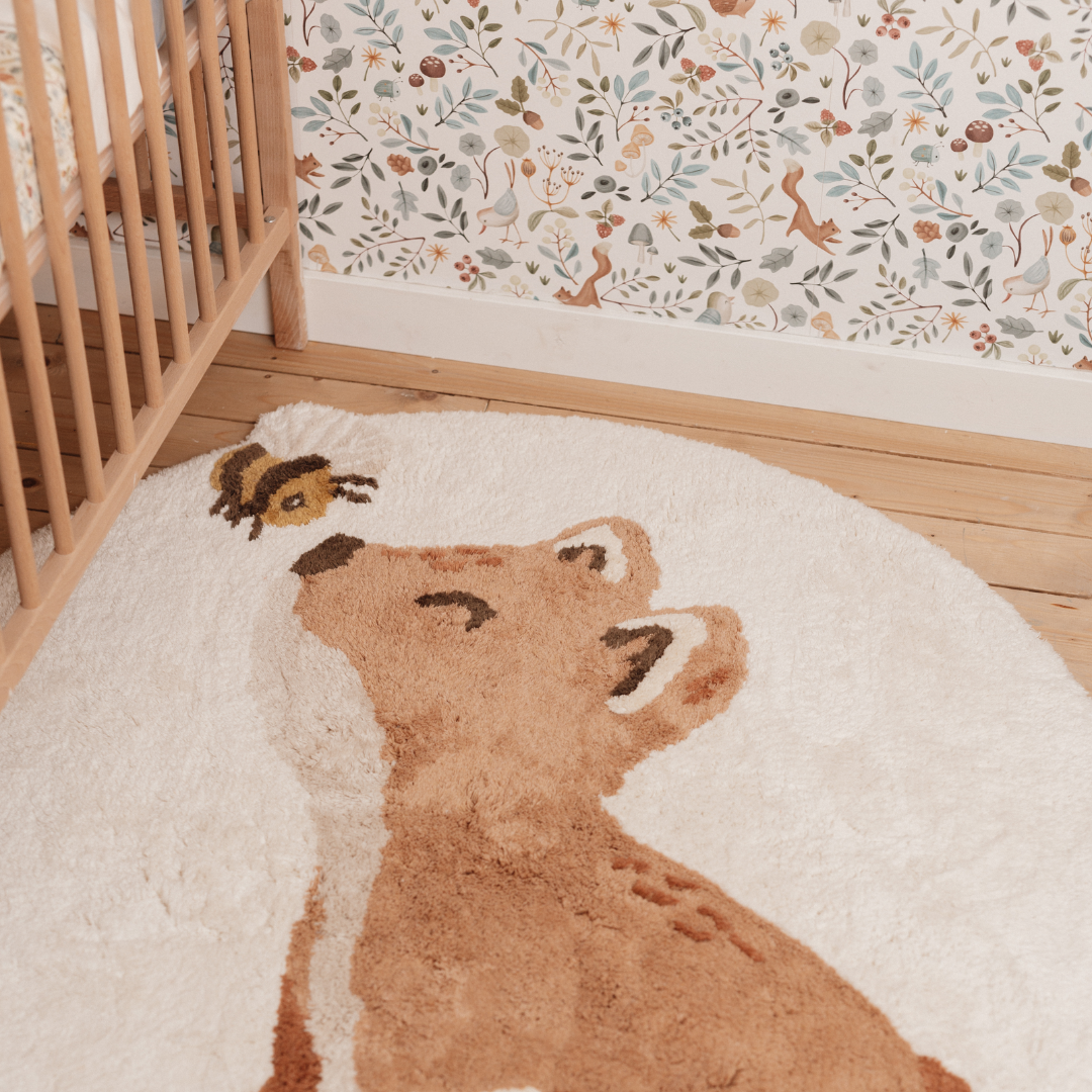 Little Dutch - Gulvtæppe Fox - 110x110 cm