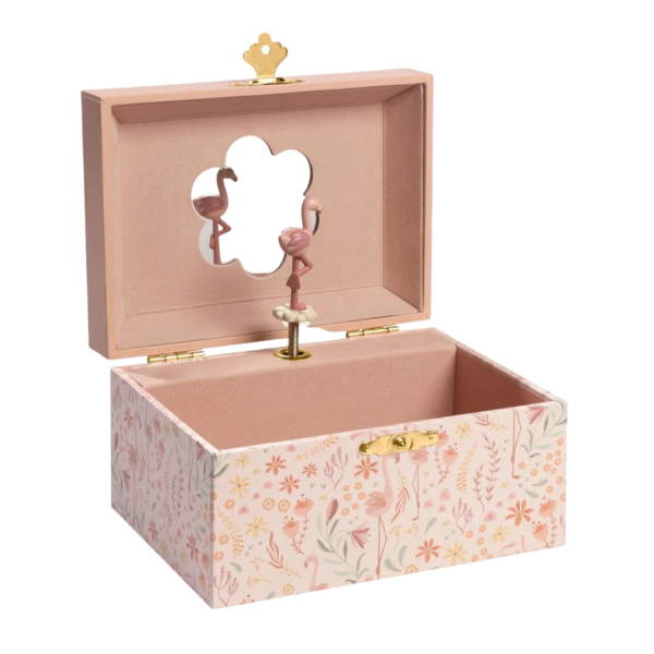 Little Dutch – Musikaliskt smyckeskrin Flamingo – Safari Friends