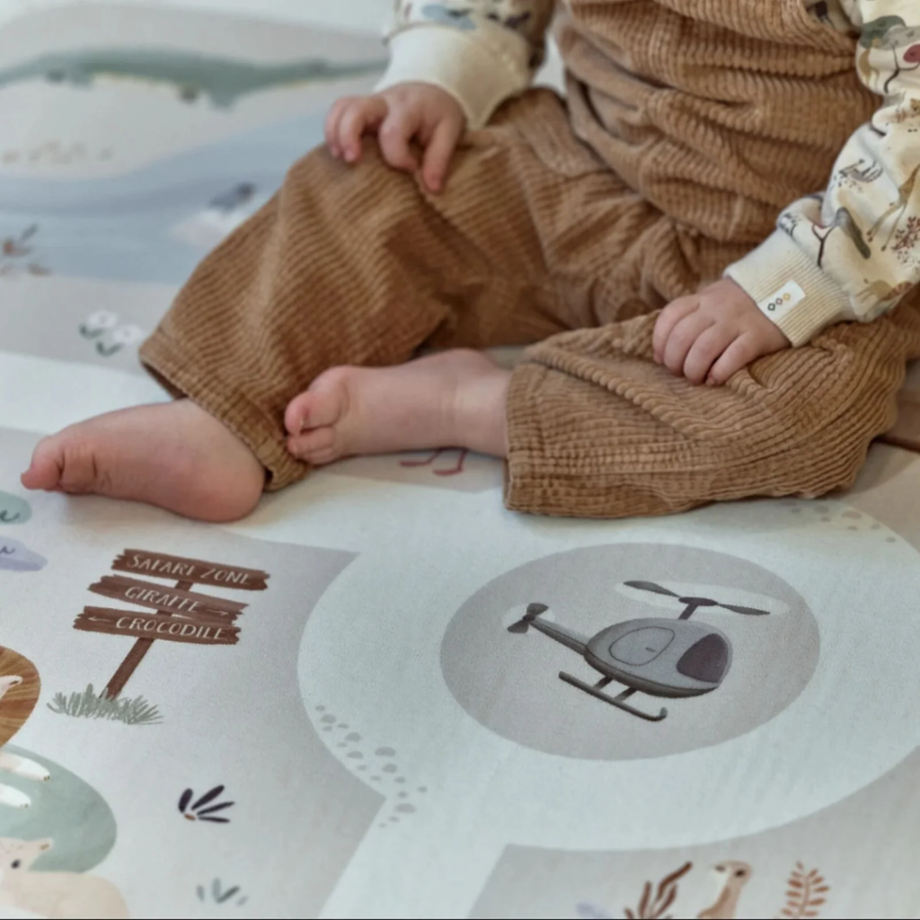 Little Dutch – Safari Friends bilmattor 140 cm