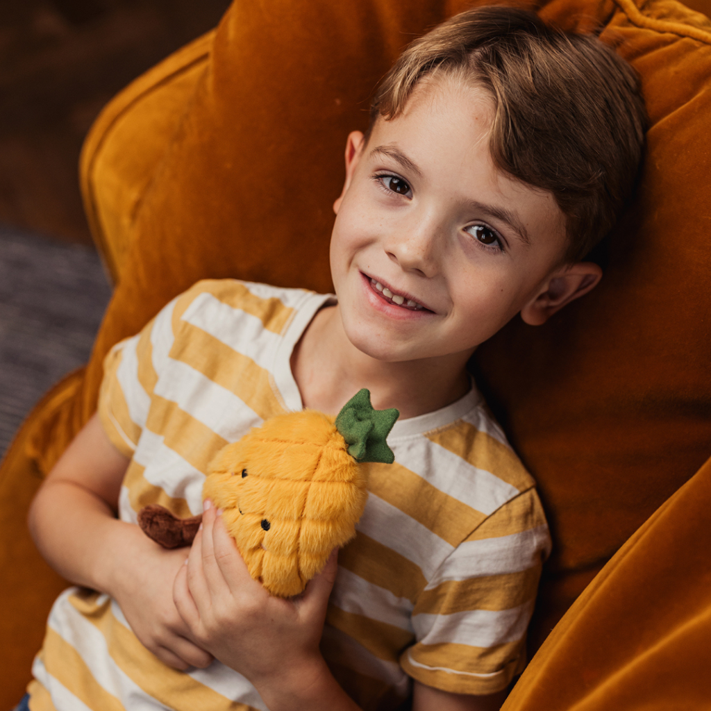 Teddykompaniet Teddy Fruits Ananas – 15 cm