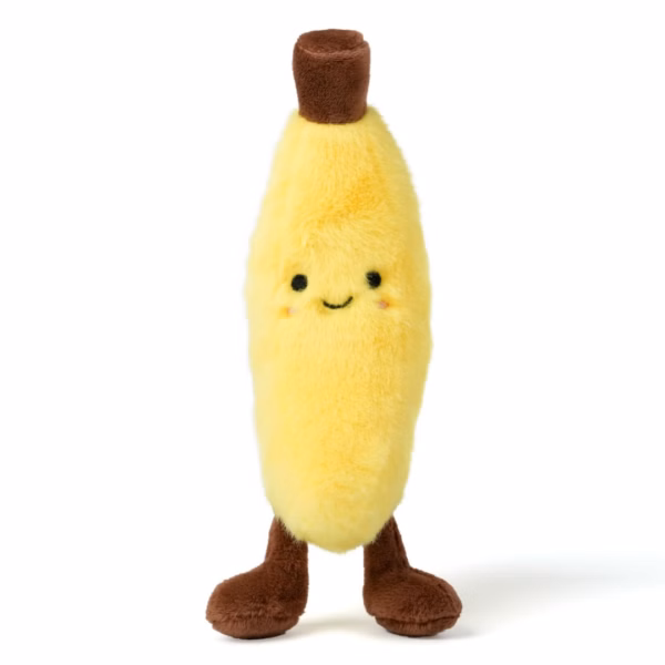 Teddykompaniet Teddy Fruits Banan – 14 cm