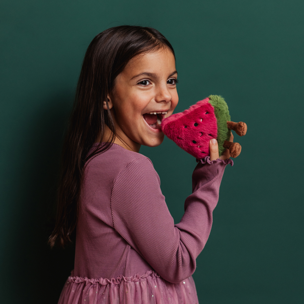 Teddykompaniet Teddy Fruits Vattenmelon – 11 cm