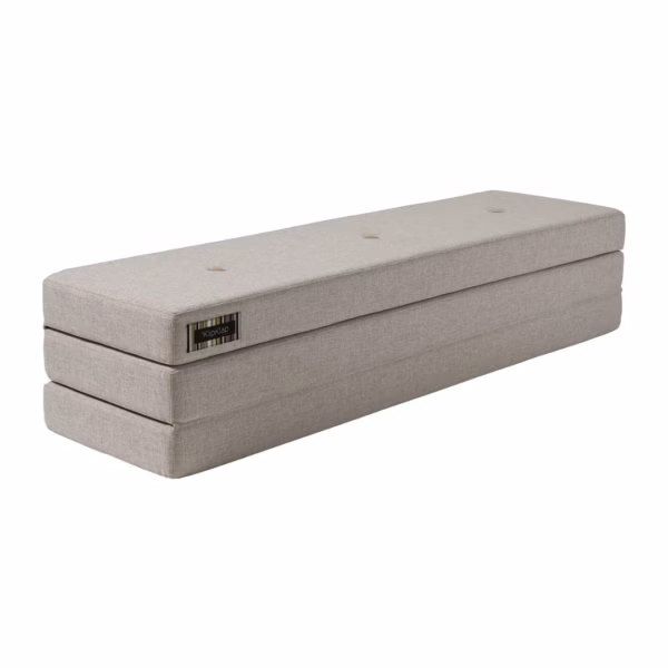 by KlipKlap 3 Fold XL 200 cm Madrass Beige