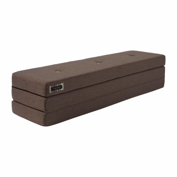 by KlipKlap 3 Fold XL 200 cm Madrass Brun