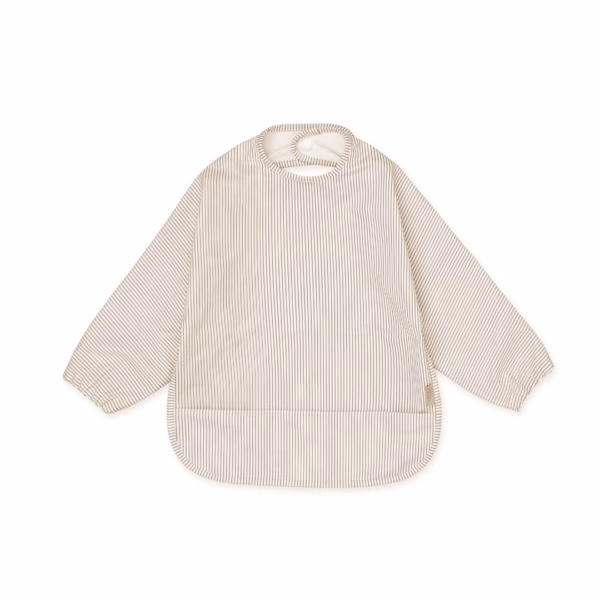 Cam Cam Copenhagen Hagesmæk med ærmer classic stripes camel