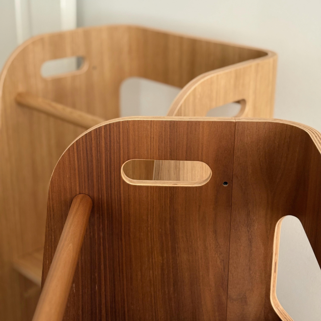 Curve Lab - Learning Curve Læringstårn walnut og oak