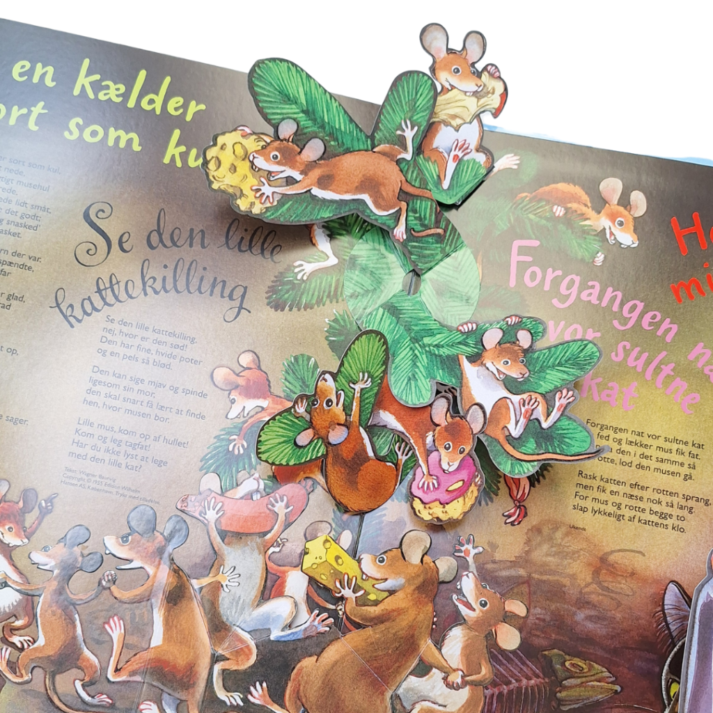 Jeg en gård mig bygge vil - Pop-up bog - Alvilda