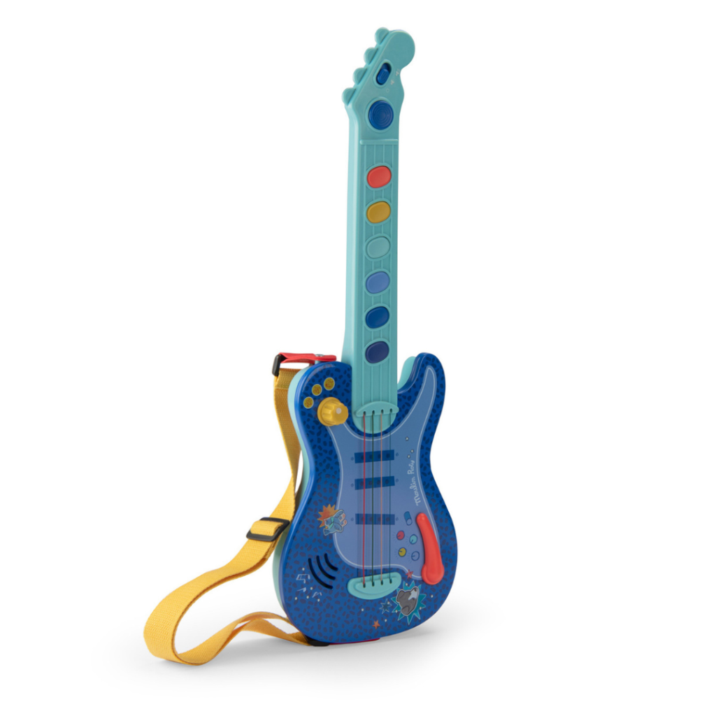 Moulin Roty – Musikinstrument – Elgitarr – Puce och Pilou