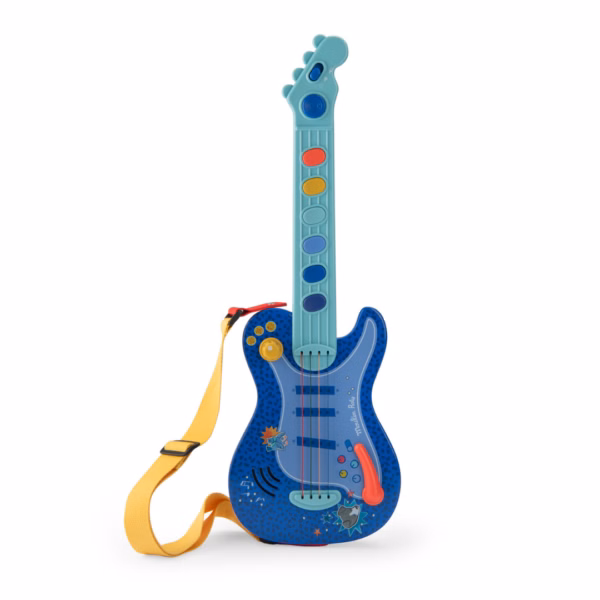 Moulin Roty – Musikinstrument – Elgitarr – Puce och Pilou