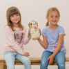 Teddy Hermann – Uggla, beige, 20 cm