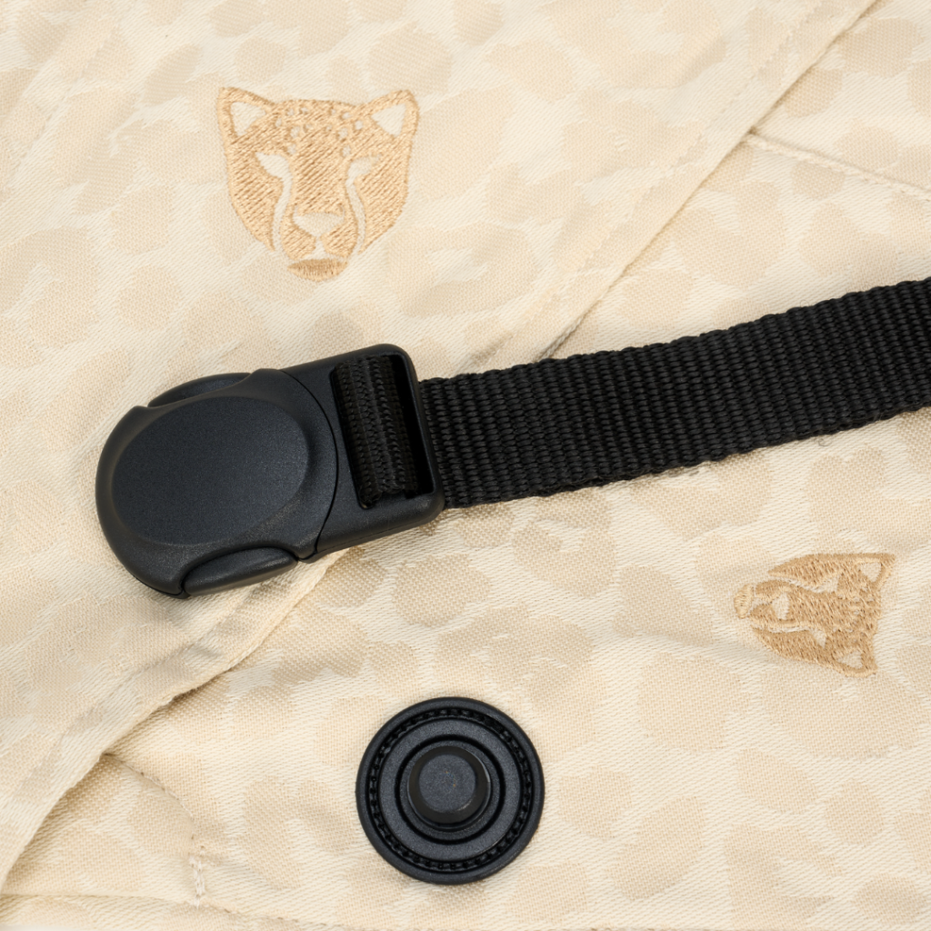 Wildride – Firstride Bowie bärsele – Beige leopardmönster
