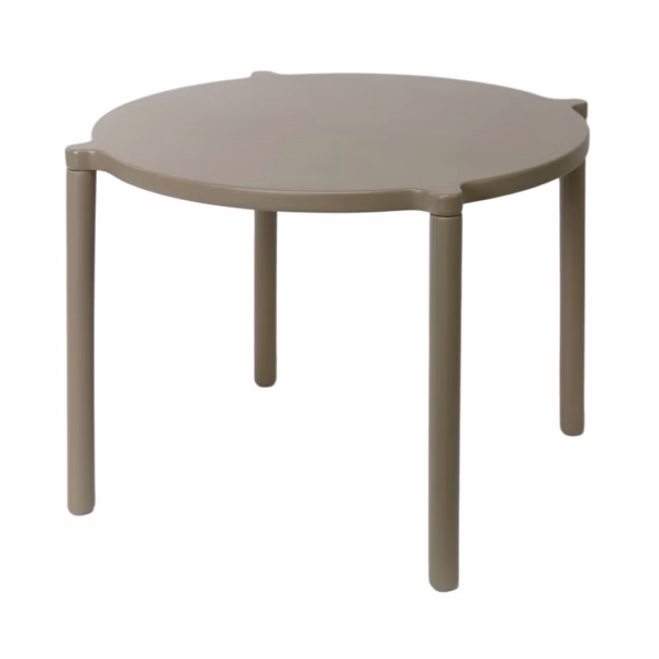 by KlipKlap – stapelbart barnbord i färgen taupe