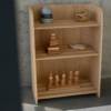 curve lab curvy bokhylla i ek